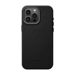 Mystspider for iPhone 15 Pro Max Leather Case - Black