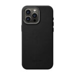 Mystspider for iPhone 15 Pro Max Leather Case - Black
