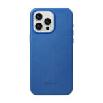 Mystspider for iPhone 15 Pro Max Leather Wrapped Case - Blue